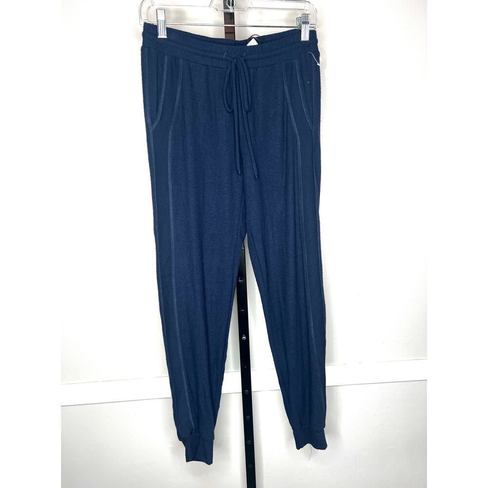 Michael Stars Jenny Jogger Madison Brushed Jersey Pants Size S NWT Navy Joggers - Picture 2 of 7